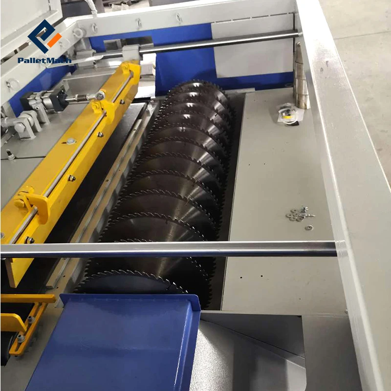 Automatic Multiple Euro Wooden Pallet Block Cutting Saw Machine
