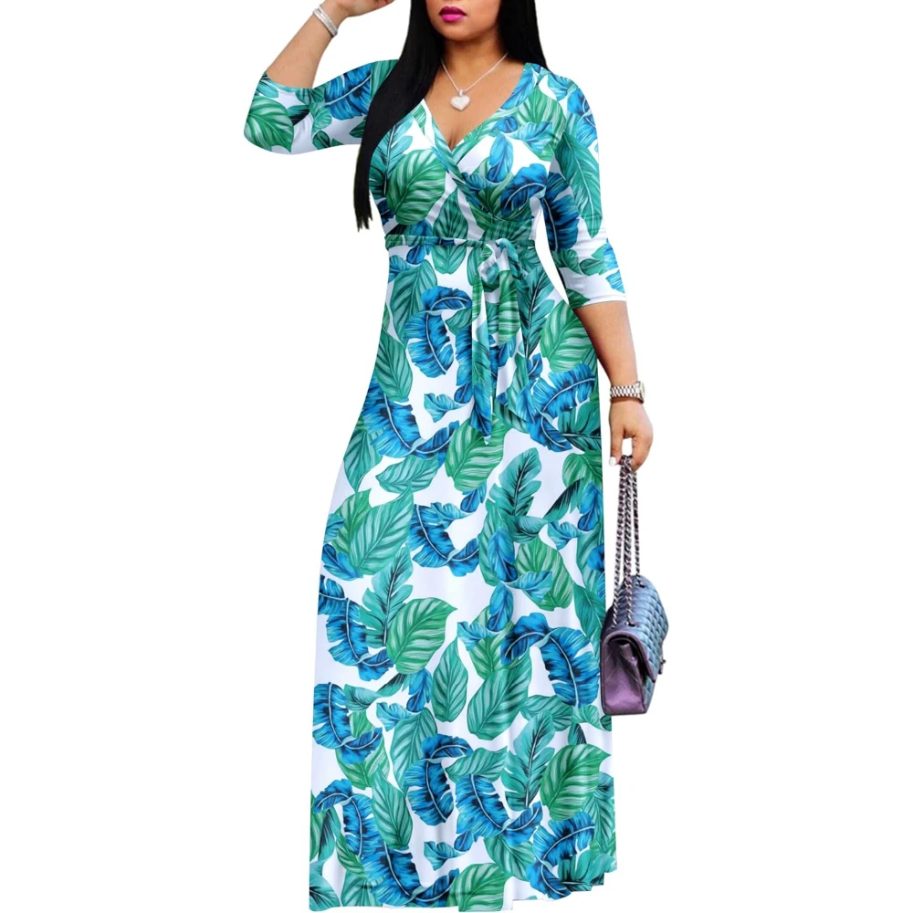 Stylish 3/4 Sleeve Dresses for Women Plus Size Casual Stylish 3/4 Sleeve Dresses for Women Plus Size Casual
