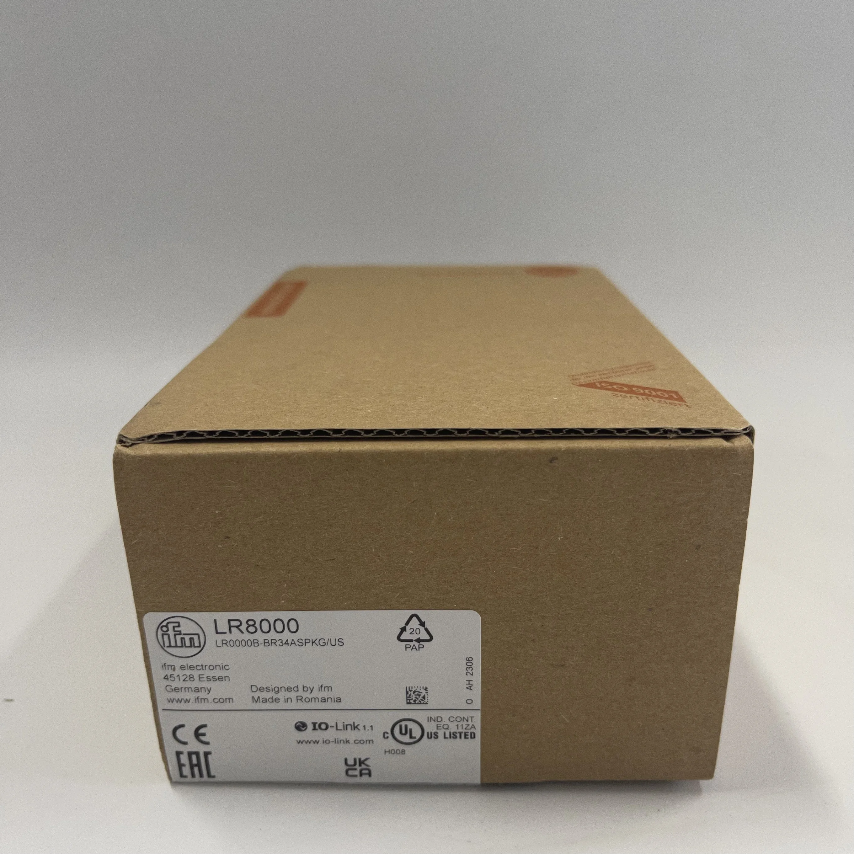 ifm Level Sensor LR8000 LR0000B-BR34ASPKG/US