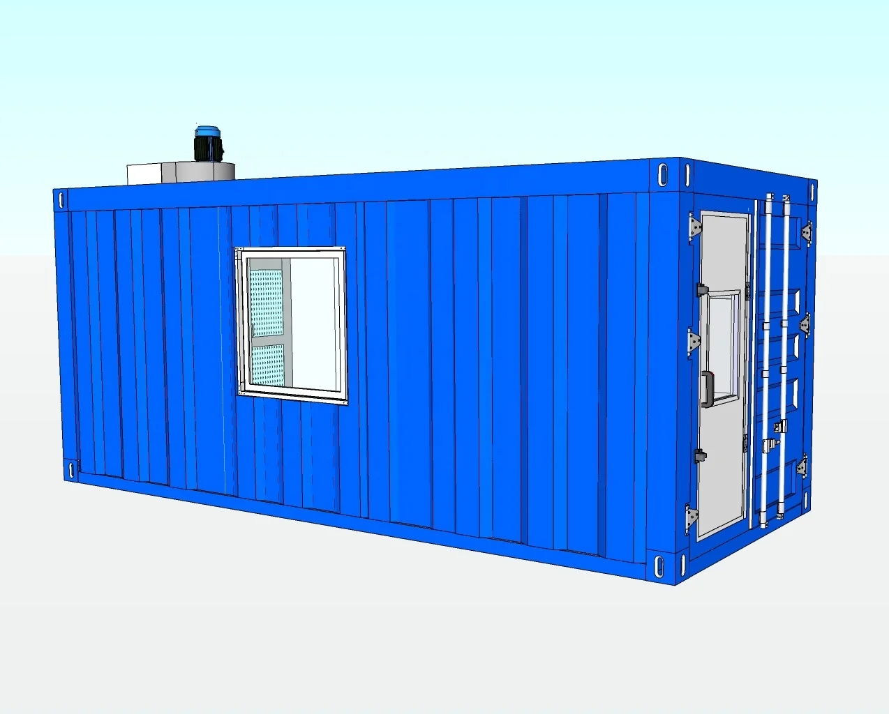 Movable Container Spray Booth / Paint Booth Refit Container - Buy Spray ...