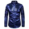 Camicia blu scuro