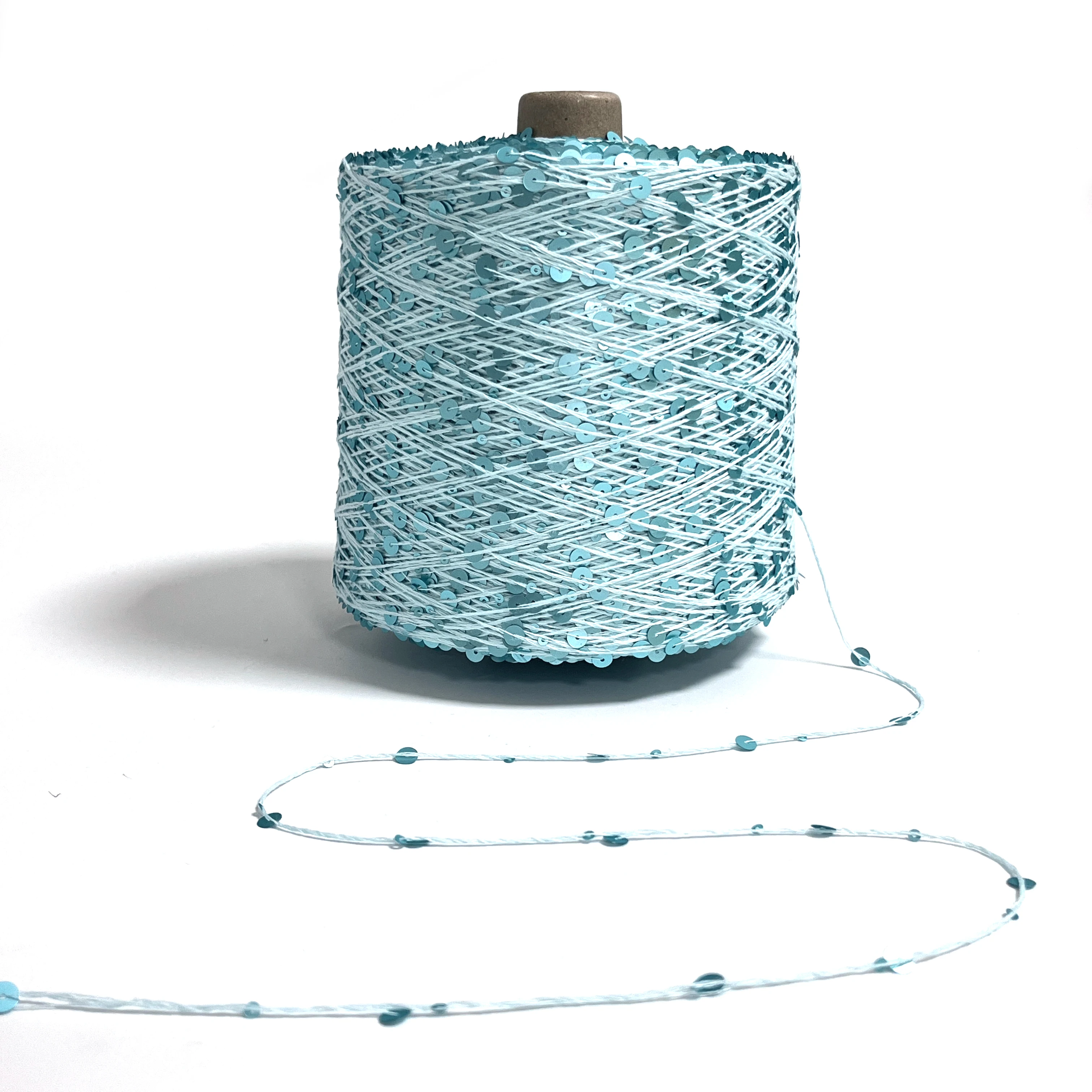 SHENYUE китайская фабрика блестящая мятно-зеленая ткань с блестками для одежды