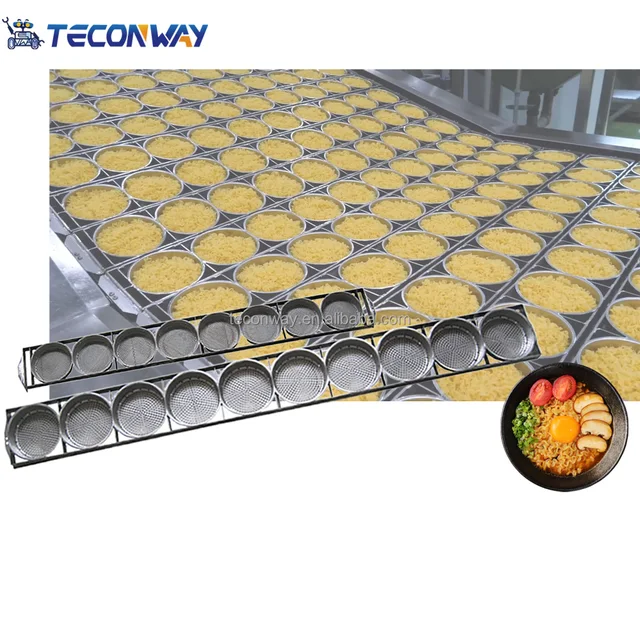 SUS304 CNC Lathed Factory Supply Customization Accurate Instant Noodle Fryer Retainer for Dry Ramen Noodle Line