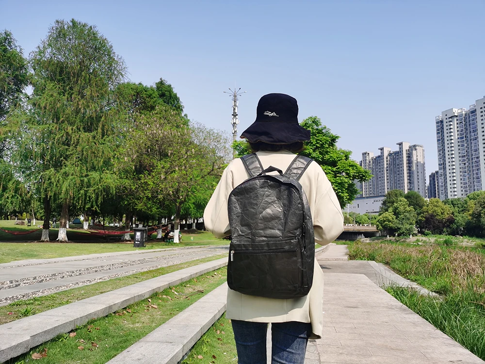 Manufacturer Custom Eco Friendly Schoolbag Reusable Waterproof Dupont Tyvek Bag Travel Backpack