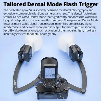 Godox MF12 MF12-DK1 Dental Photography Lighting Mini Micro Dual Flash for Oral Cavity Insect Close-up Shooting With Diffuser detail image
