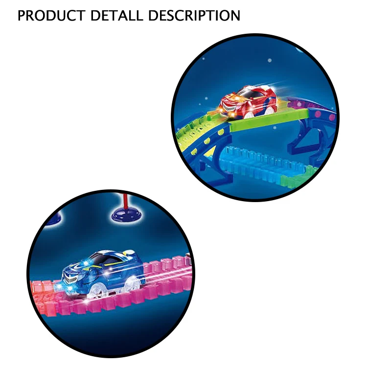 338PCS Roller Coaster Remote Control Race Track Toys RC Car Track Toys