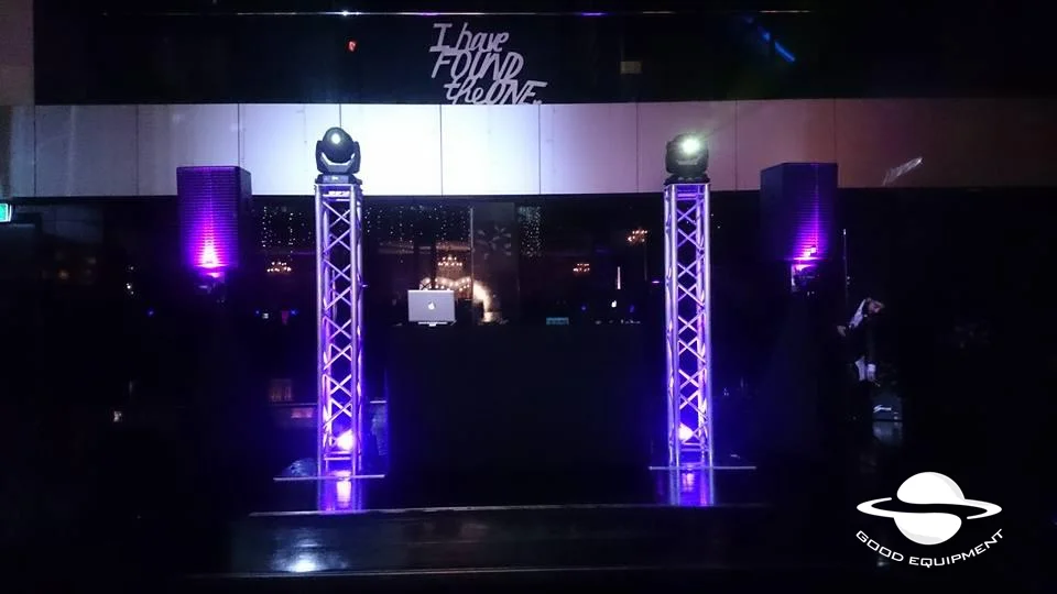 Customized Dj Booth for Moving Head Lights Truss Stand Tv Mount