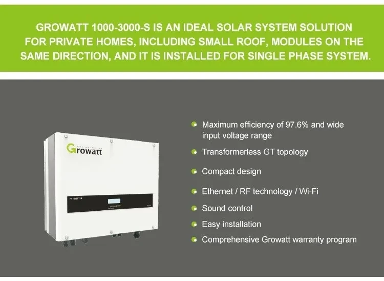 3kw 4kw 5kw 6kw 7kw 8kw 9kw 10kw Growatt Hybrid Inverter 220v/230v Ac 3 ...