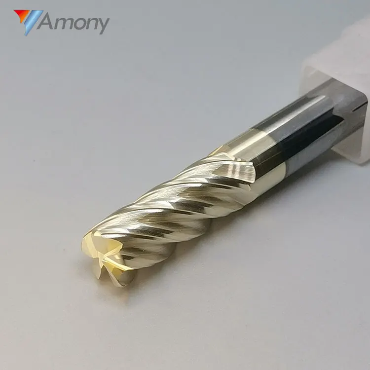 Milling Cutter Factory Solid Carbide End Mill Coating 5 Flutes For Titanium Alloy Buy Best End