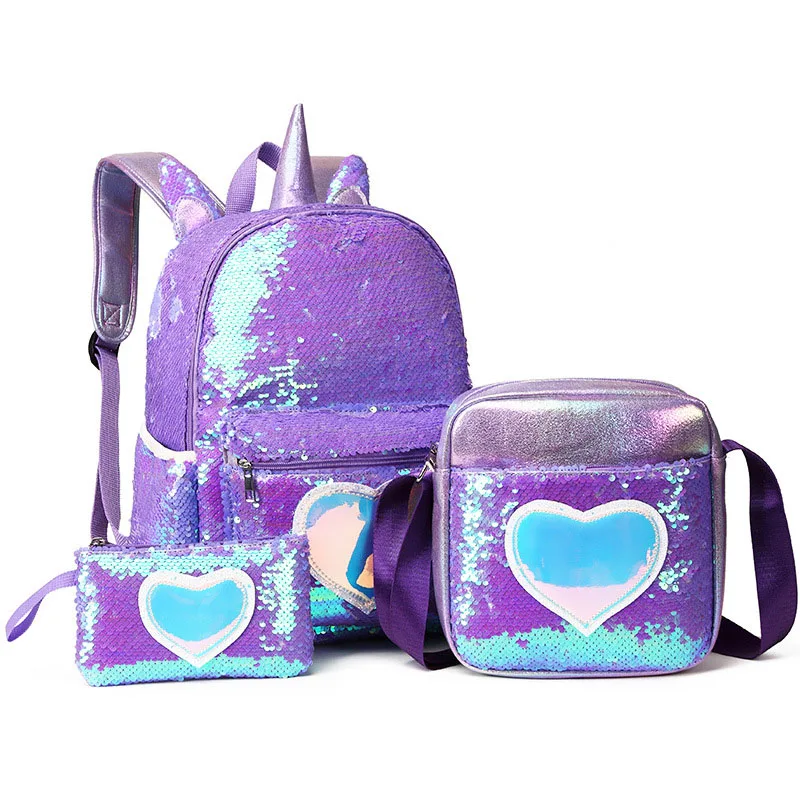 Mini Sequin Backpack for Girls Kids Fashion Small Daypacks Purse for ladies Magic Mermaid Sparkly Back Pack 