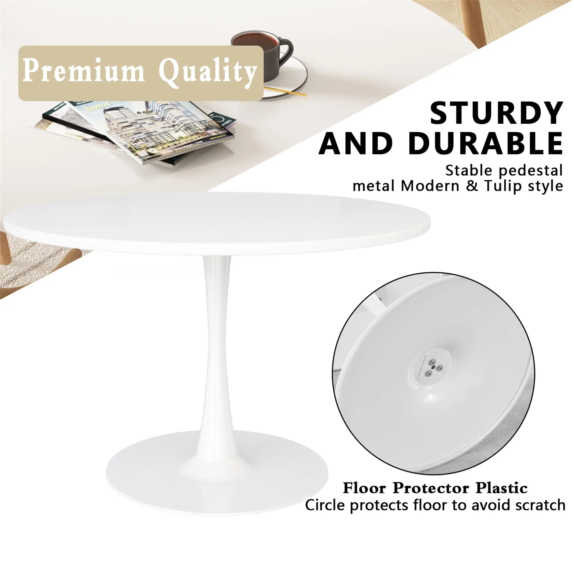 New Arrival Minimalist MDF Metal Base 42.1