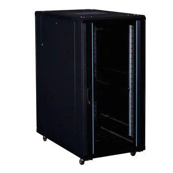 Cheap Rack Server Rack Network Cabinet Rack Server  600*600*2000 Size 19 Inch Toughened Glass Door OEM