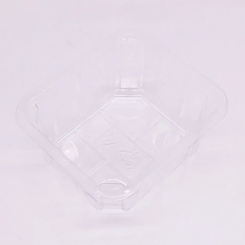 Factory price clear box disposable plastic food container customized plastic tray
