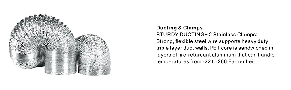 Inline Duct Fan - Specification 4 - Indoor Gro Supply
