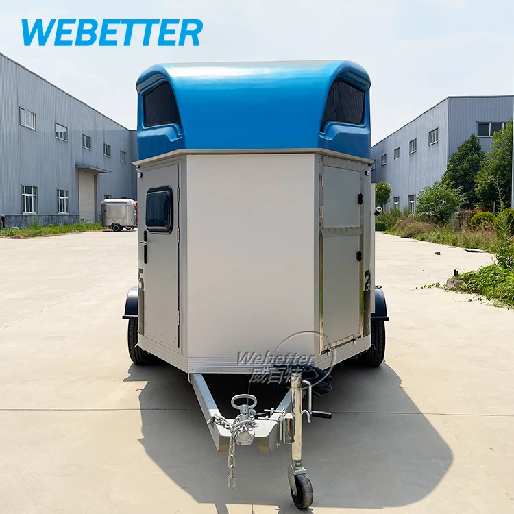 WEBETTER 2 Horse Angle Load Camper Float Special Horse Transportation Truck Trailer