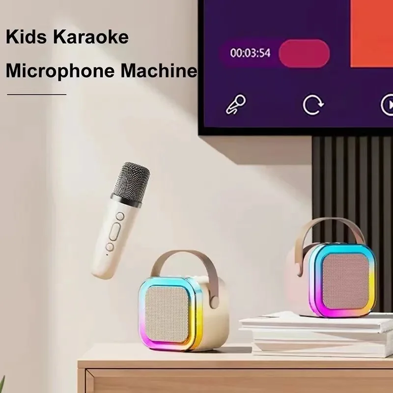 RGB Children's Karaoke Microphone YS23 A New Generation Of Karaoke Device Suitable For Family Entertainment With Children.(pic4)