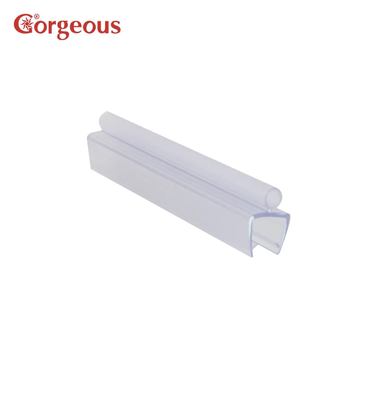Pvc Waterproof Rubber Sliding Plastic Glass Seal Strip Sealing