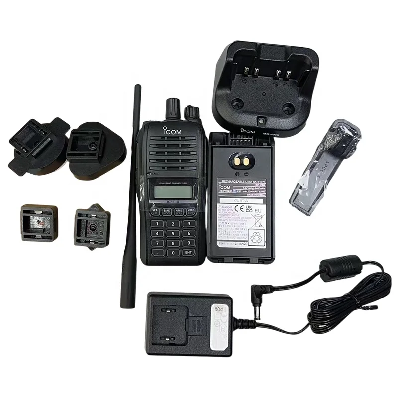 Icom Ic-t10 144/430mhz Dual Band 5w Fm Transceiver Waterproof ...