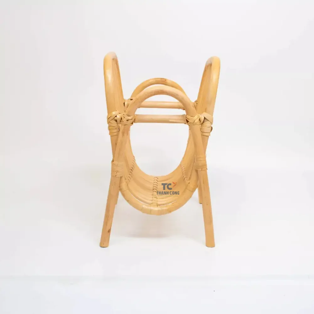 Журнальный стеллаж из натурального ротанга деревянная Северная газетная корзина для газет оптовая