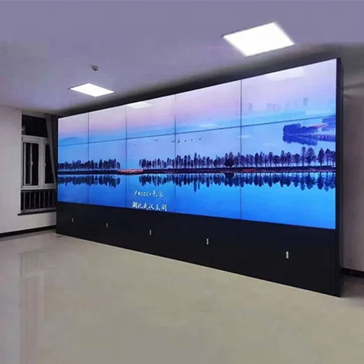 Interactive 43 Inch Splicing Screen Vidmate 4K Advertising Player Monitor Floor Standing LCD Video Wall