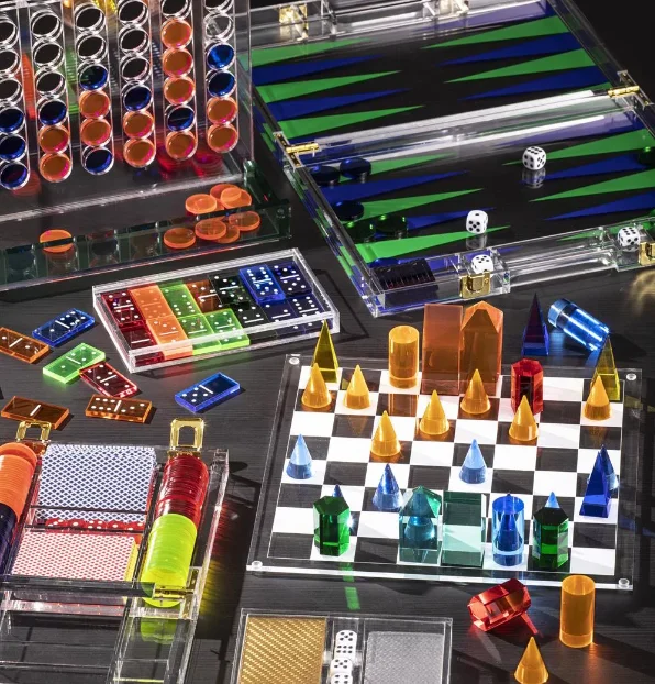 Высококачественная акриловая настольная игра «соединение 4 в линии» для игр на открытом