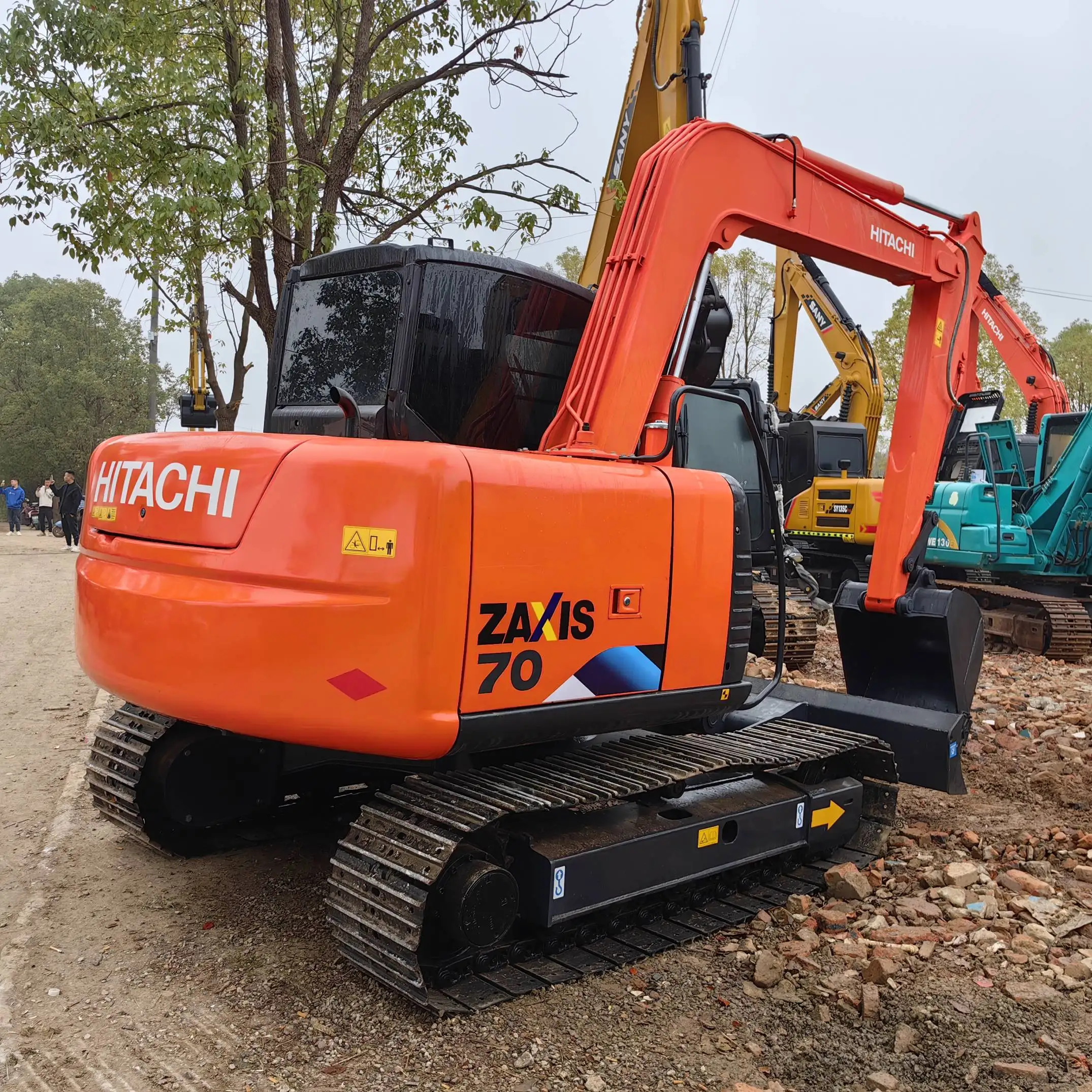 Japan Used Hitachi Zx70 7 Ton Mini Excavator Hydraulic Crawler