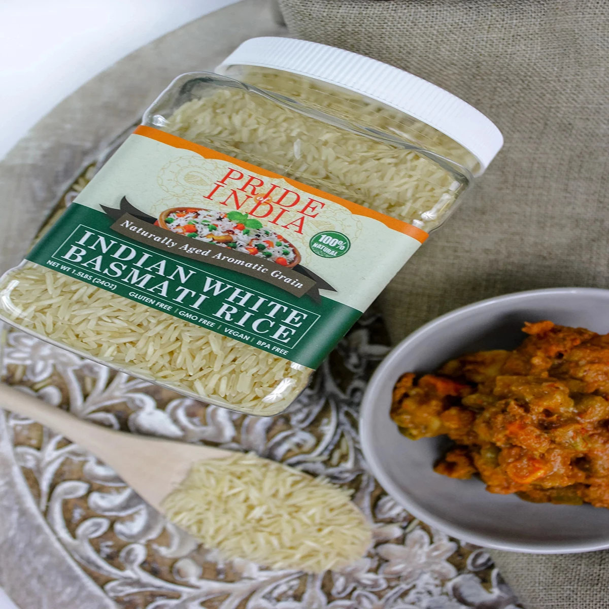 Extra Long White Basmati Rice (1.5 Lb, 680 gms)