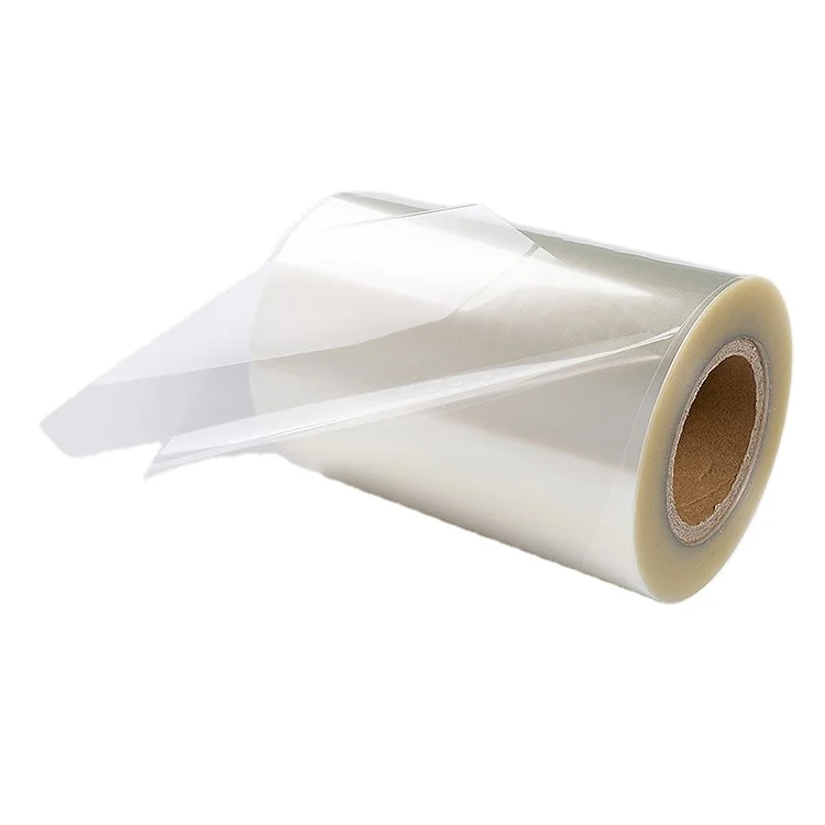 Custom Width Bopp Transparent Polyester Clod Laminating Mylar Roll Film for Paper Label