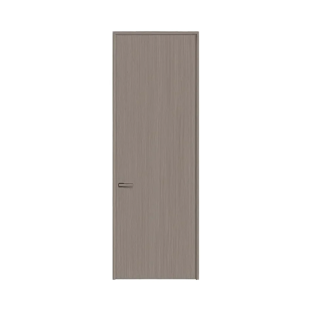 Modern Composite Wood Aluminum Door Free-Painting and Frameless Design for Bedroom and Hotel Finished Surface