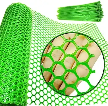 Application of plastic net in protection of poultry breeding garden