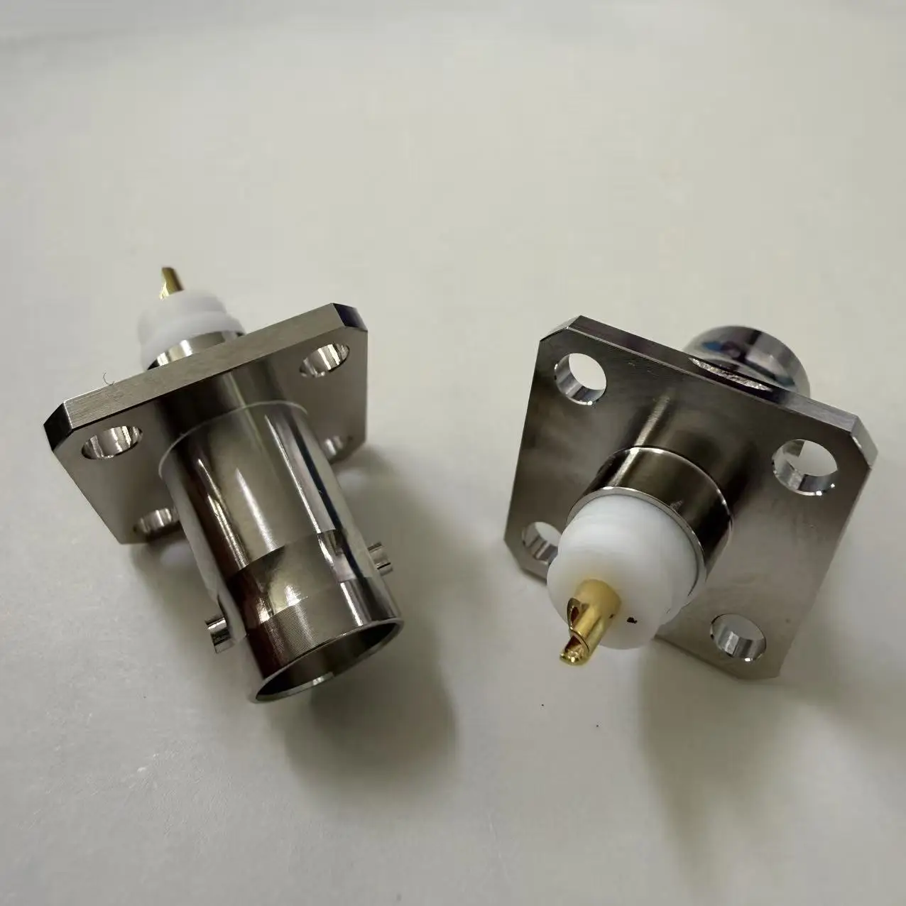 product factory price bnc kfd connector female bnc connector 4 holes flange bnc connector-2
