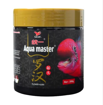 Aqua Master,Flowerhorn Fish Food,Forehead Plumped,High Protein ...