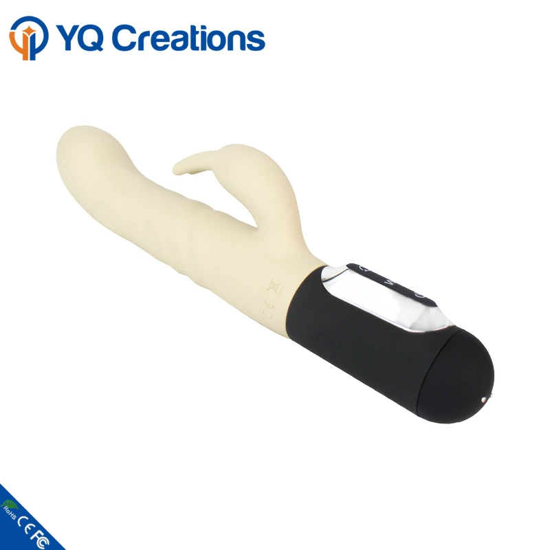 Factory Direct 7 Vibration Modes  Penis Dildo Massage Adult Sex Toy Women Rabbit Vibrator With Thrusting up and Down