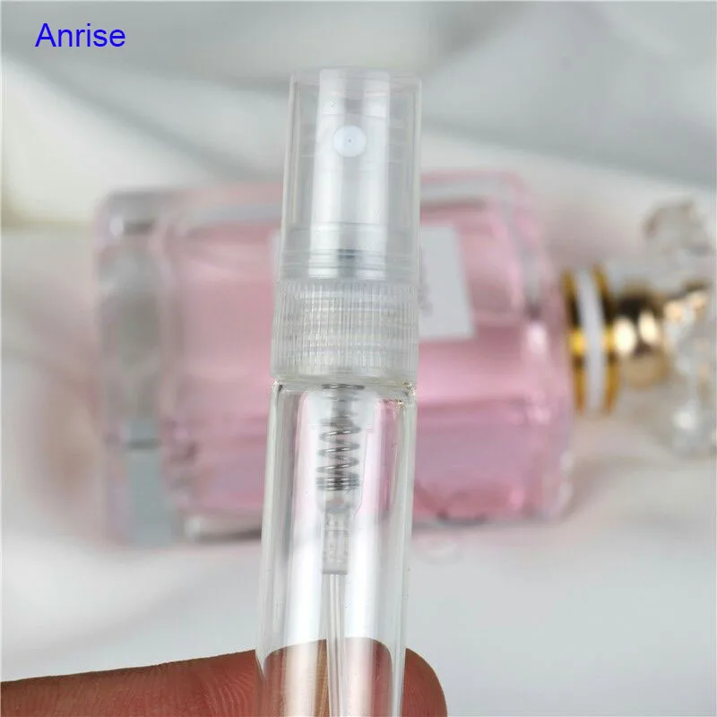 Mini Size 2ml 3ml 5ml 10ml Clear Glass Vial Perfume Spray Atomizer Sample Bottle