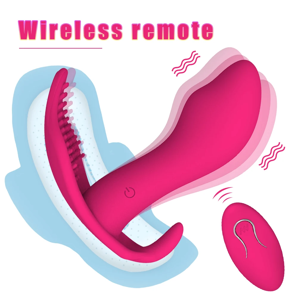 DELITE VIBES Wireless Remote Control Vibrator Panty Anal Multiple Dual g Spot Clitoris Wearable Double-ended Invisible Wear Fans