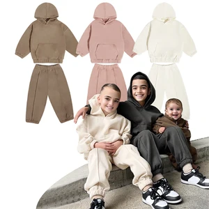 Wholesale Autumn Winter Boys Clothing Sets High Quality Pullover Hoodie Fleece Sweatsuit Kids Tracksuits Children Clothes Set