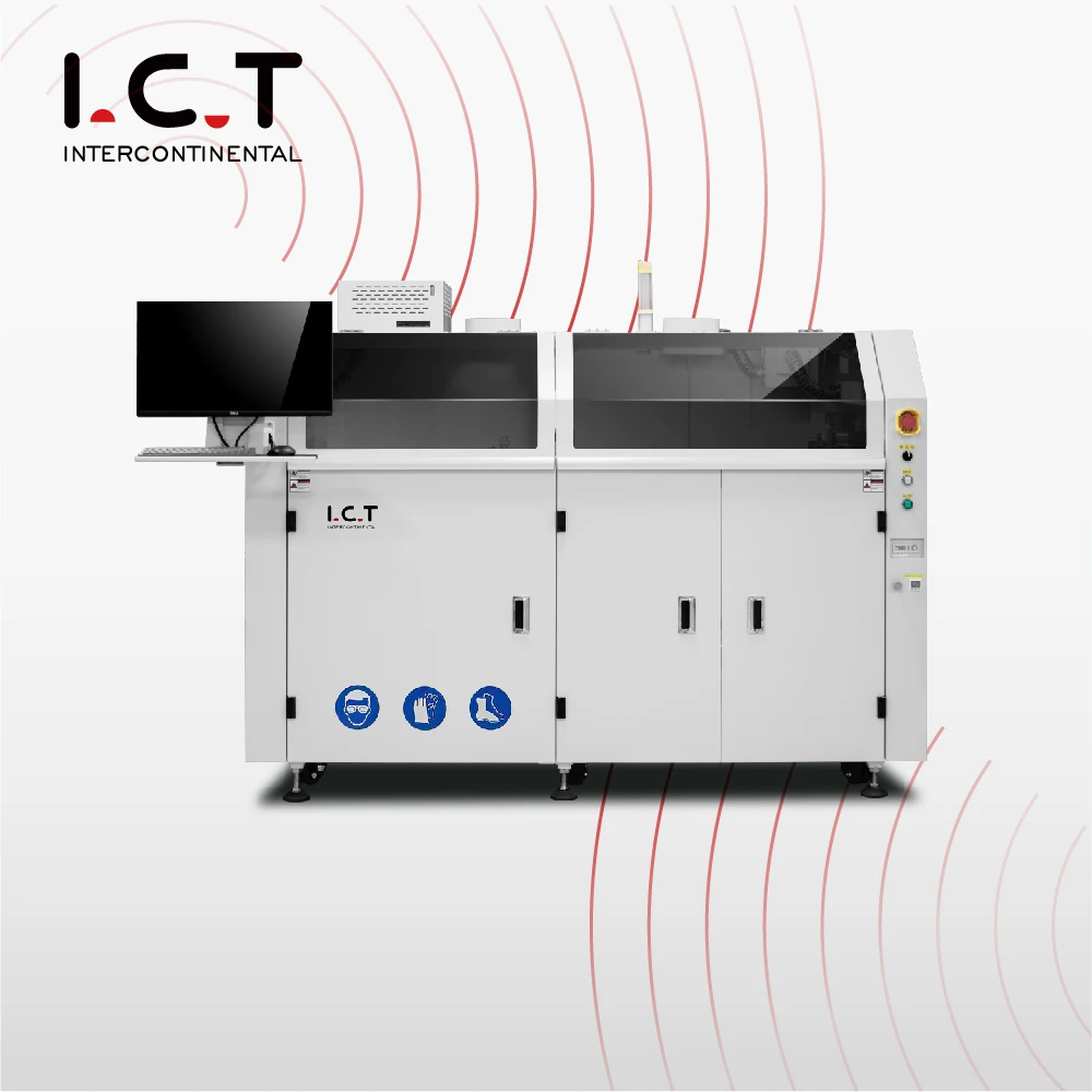 High Efficiency DIP Line Leadfree Selective Wave Soldering Machine for Security Monitoring