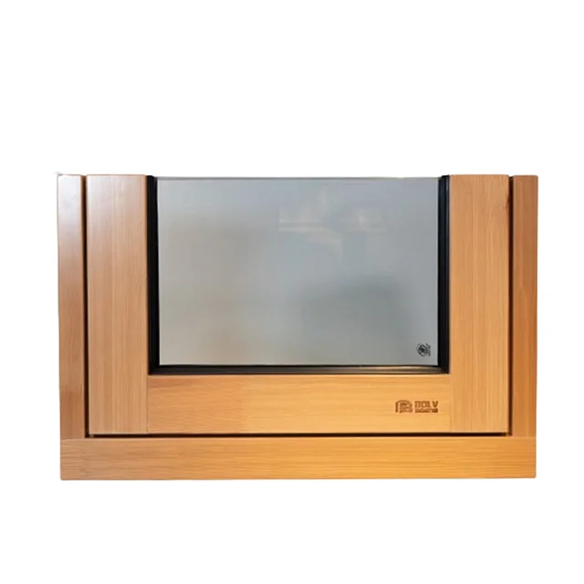 China Supplier Aluminium Window Frames 102 Narrow Frame Series Aluminum-Clad Wooden Doors And Windows