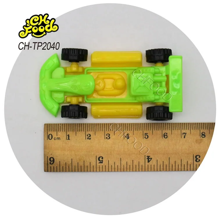 Kids Candy Toy Wholesale and Custom Private Label Tattoo Bubble Gum With Small Plastic Toy Car Racing Toy Candy