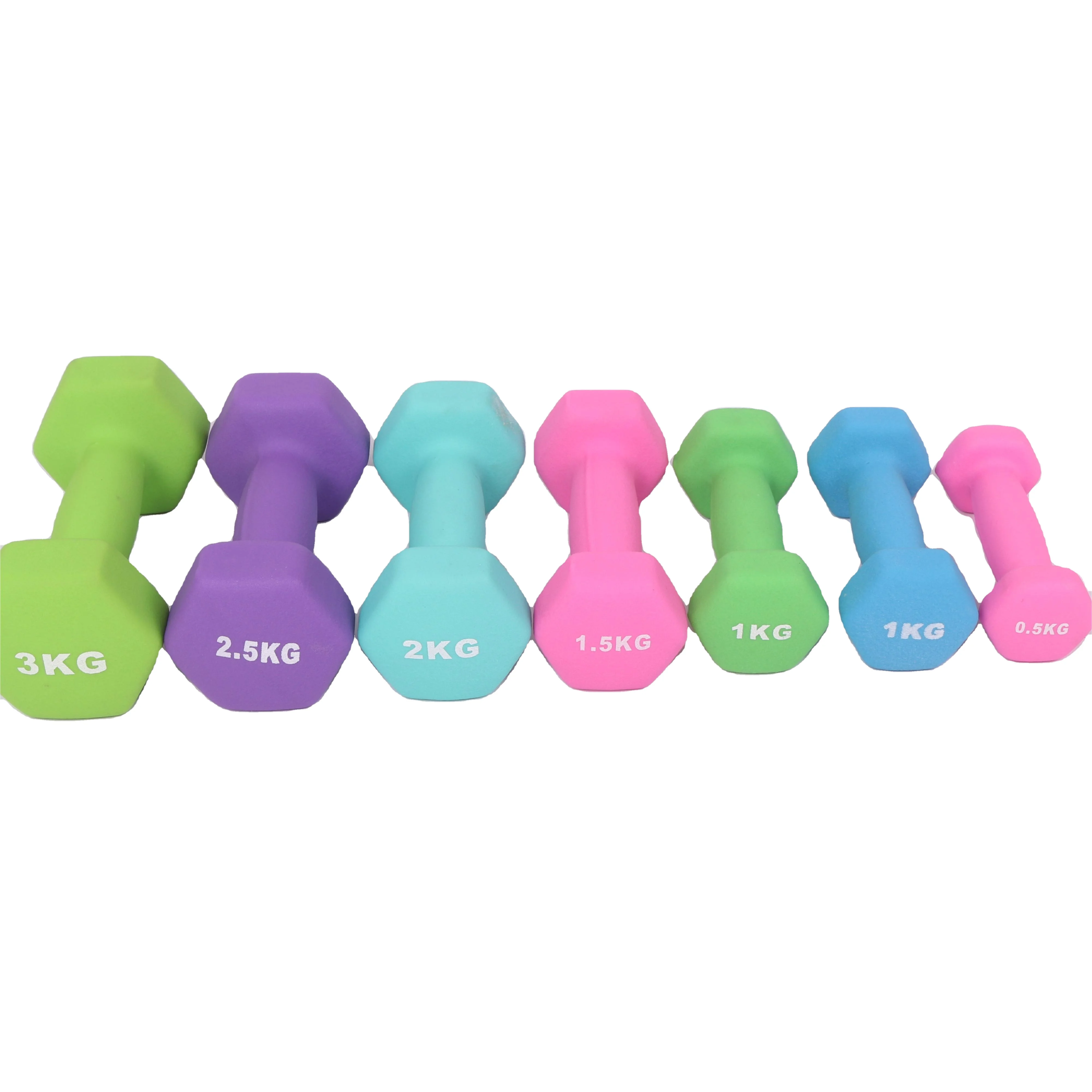 Factory Customized Neoprene & Vinyl Dumbbell-Lightweight Eco-Friendly Fitness Equipment for Musculation