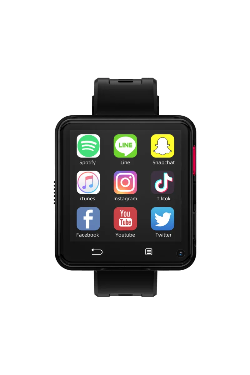 Lokmat Appllp Max Smartwatch 1200mAh Inch HD Front 5MP Side Camera  5MP Android 11 MTK6739 4G GPS Navigation Lokmat Watch