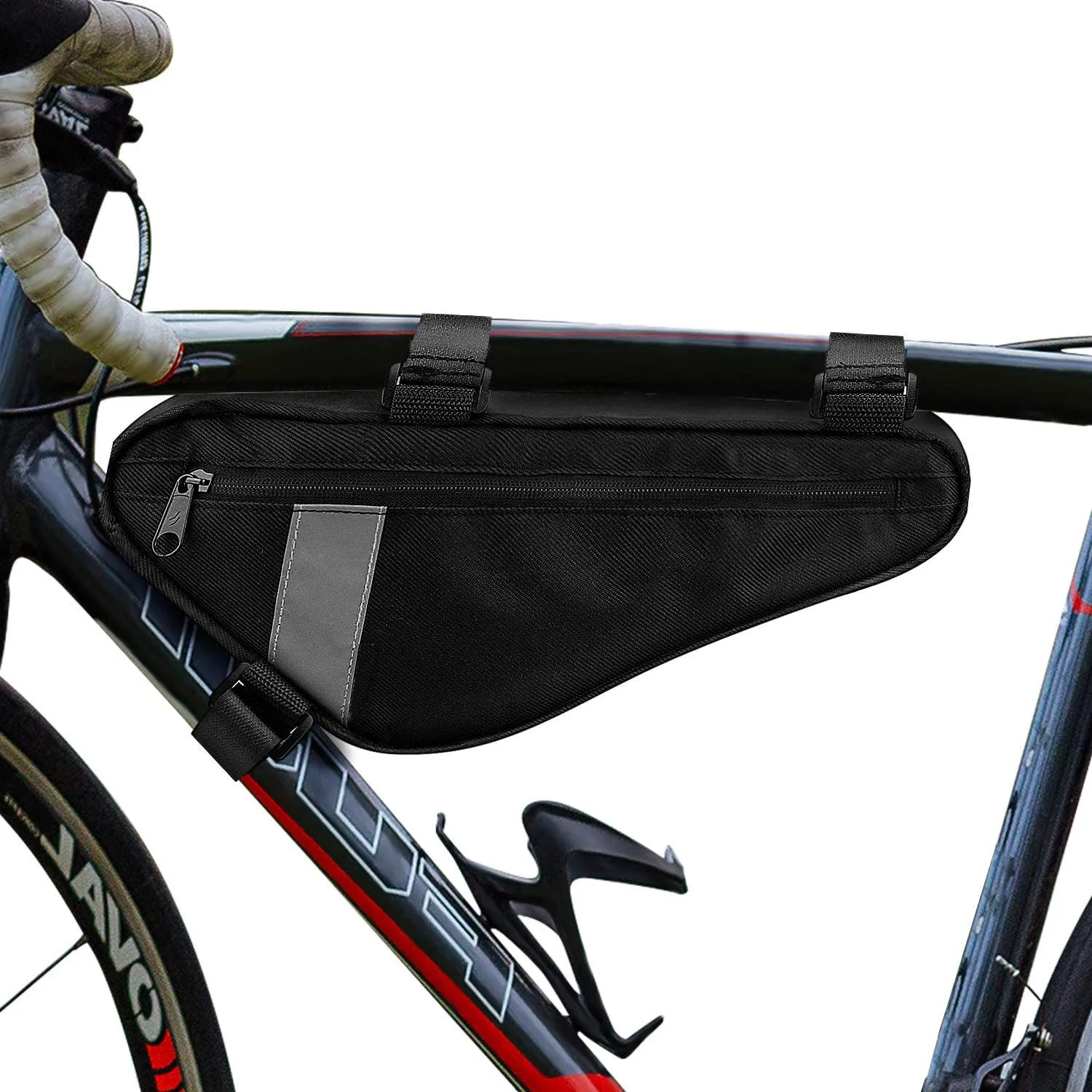 Bicycle Triangle Frame Front Bag Cycling Bike Tube Pouch Holder Waterproof Bag 