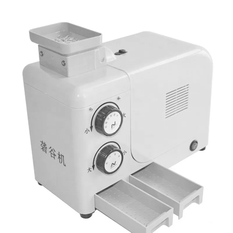 Small Lab Rice Laboratory Equipments JLG-45 Rice Hulling Machine Brown Rice Machine