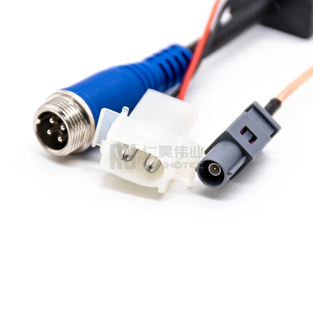 4 Pin Waterproof Plug Electrical Cable Car Connector To Farka Hsd Terminal Cable Buy Amp Gx 12