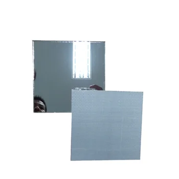 Double Coated Clear Silver Mirror Glass for safety back film Gym Mirrors