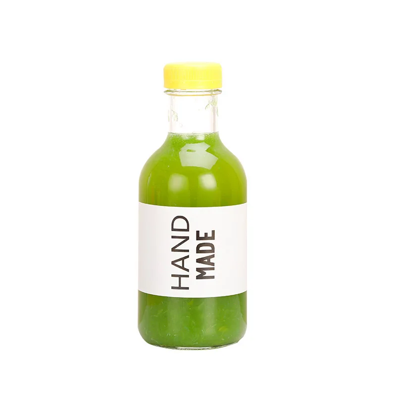 Buy Wholesale China 8 Oz 12 Oz 16 Oz Glass Cold Pressed Juice Bottle  Beverage Bottle With Aluminum Cap & Glass Drink Bottle at USD 0.35