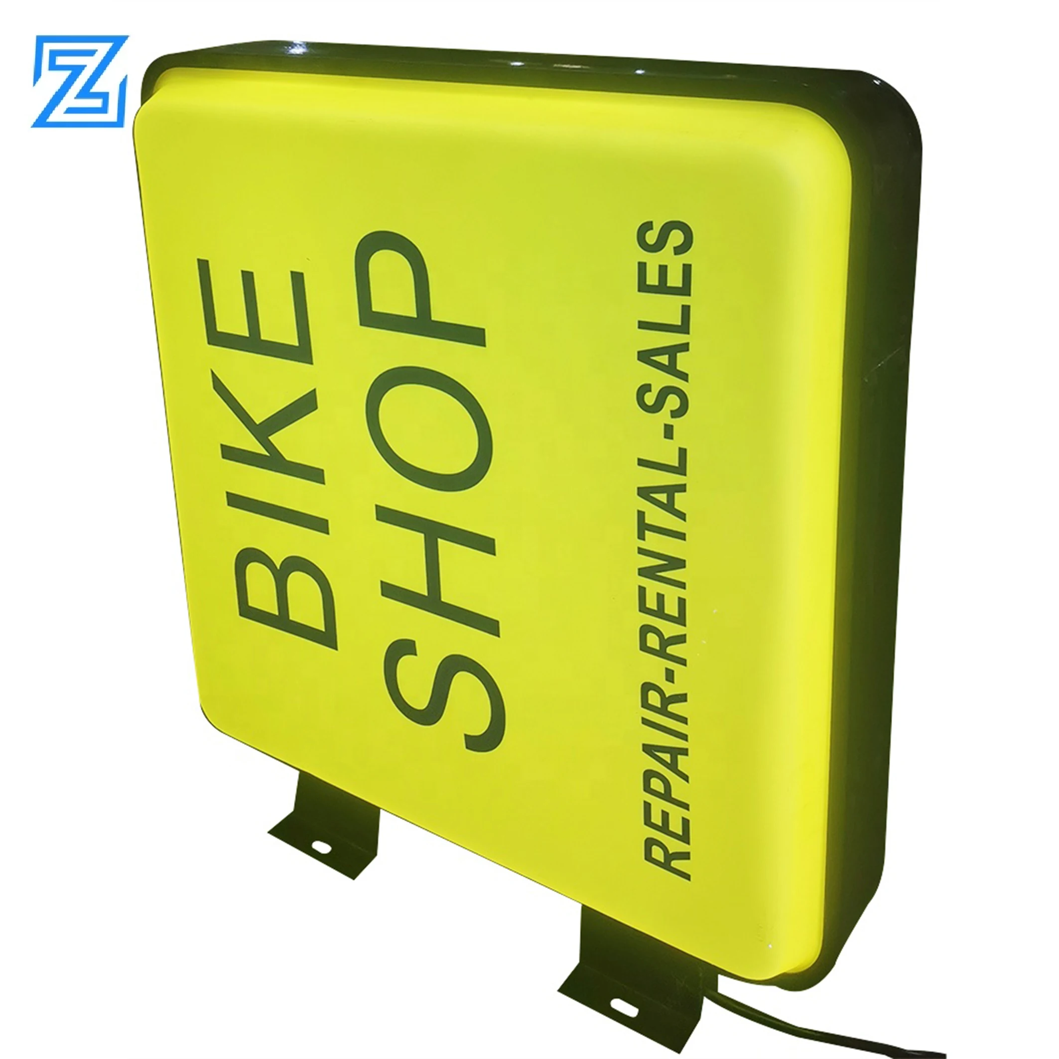 Custom New Style Waterproof Advertising LED Light Box for Shop Square Shape Double Sided Luminous Mental Acrylic Lightbox