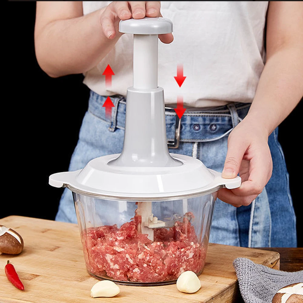 New Arrival Veggie Vegetable Slicer Cutter And Push Hand Onion Chopper Buy Kitchen Accessories