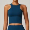 gilet canotta blu