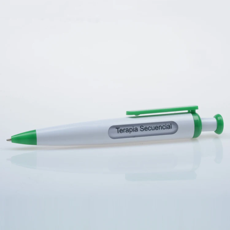 Advertising Customized Plastic Click Pen Rotating 6 Window Message Changing Pen